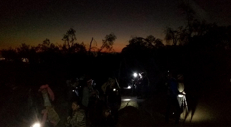 Trekking Nocturno en Parque Mahuida (21 de mayo 2019)
